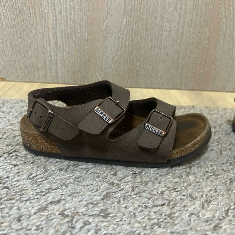 Birkenstock Brown Strap Adjustable Roma Sandal Mocha Outdoor Child's Size 11